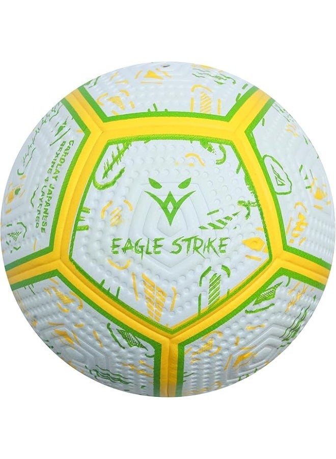 Eagle Strike Professional Match Soccer Ball – Size 5 PU Football, Official Weight 420-440g for Competitive Play - Image 1