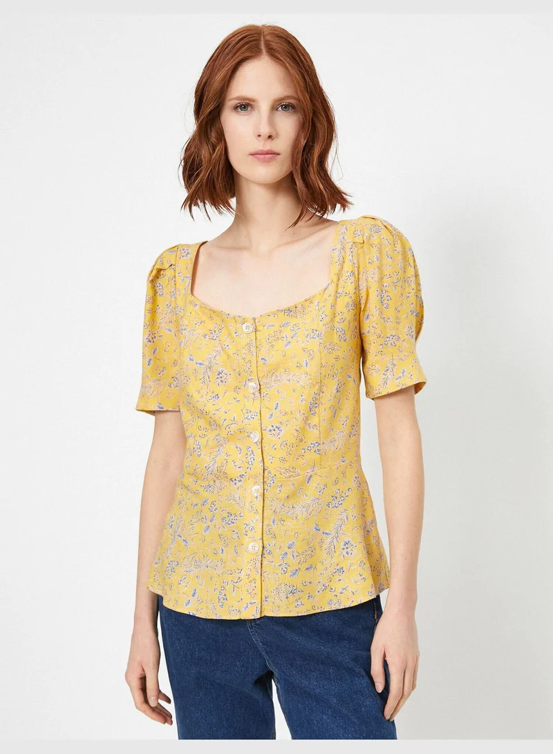 كوتون Patterned Shirt