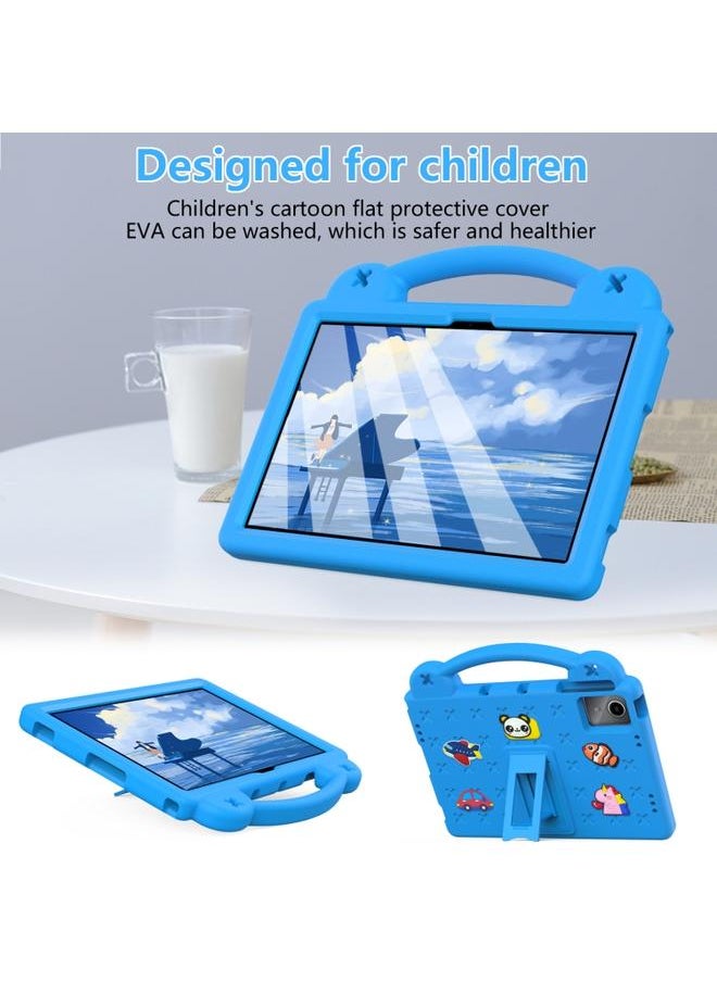 Onn Tbspg 100110027 2023 Handle Kickstand Children EVA Shockproof Tablet Case Sky Blue