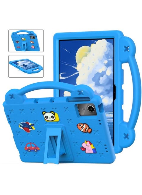 Onn Tbspg 100110027 2023 Handle Kickstand Children EVA Shockproof Tablet Case Sky Blue