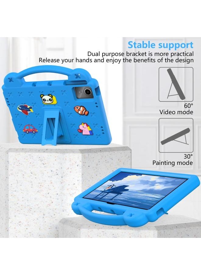 Onn Tbspg 100110027 2023 Handle Kickstand Children EVA Shockproof Tablet Case Sky Blue