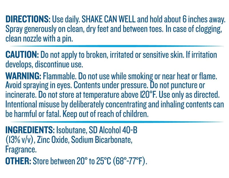 Dr. Scholl's Dr. Scholls Odor X With Sweatmax Spray Powder 4.7 Ounce (139ml) (3 Pack)  - Image 4