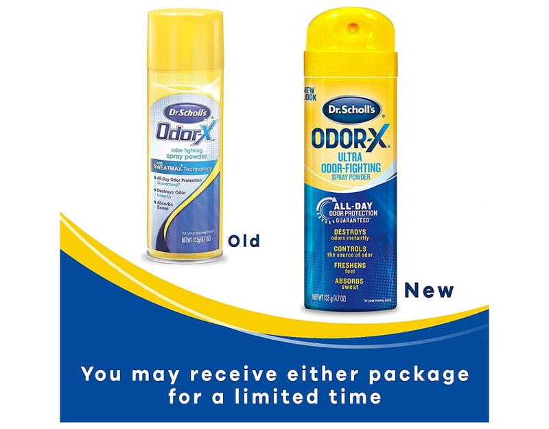 Dr. Scholl's Dr. Scholls Odor X With Sweatmax Spray Powder 4.7 Ounce (139ml) (3 Pack)  - Image 5