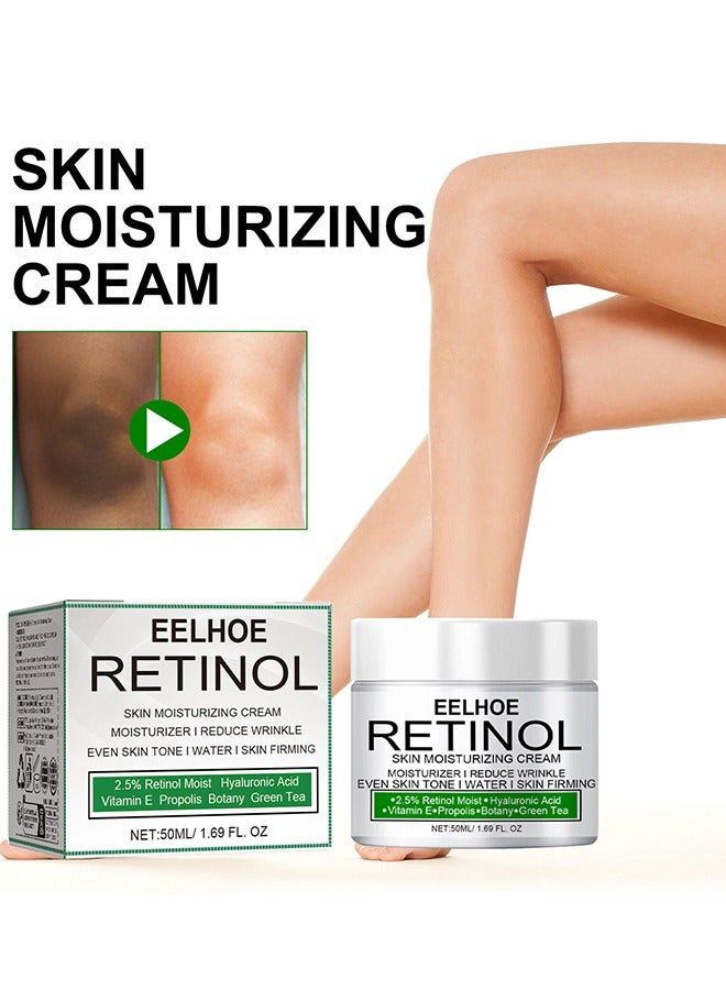 EELHOE Retinol Skin Moisturizing Cream, Skin Brightening And Lightening Melanin, Elbow And Armpit Moisturizing Cream White 50ML - Image 4