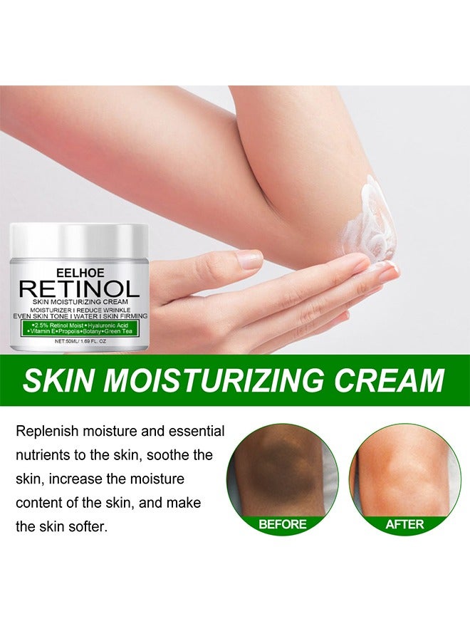 EELHOE Retinol Skin Moisturizing Cream, Skin Brightening And Lightening Melanin, Elbow And Armpit Moisturizing Cream White 50ML - Image 5