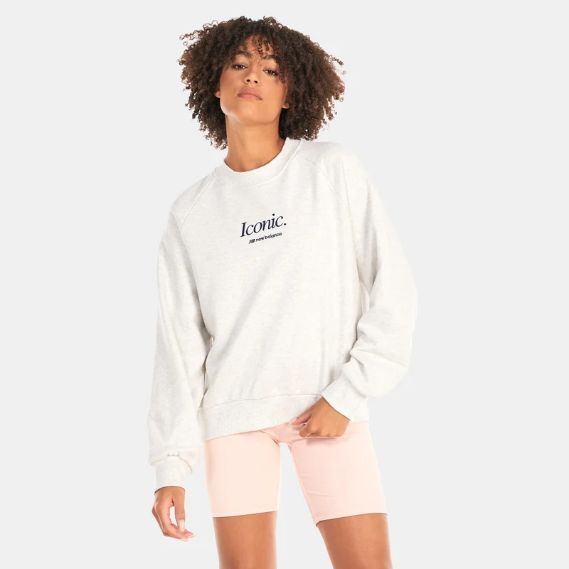 New Balance Women's Athletics Icono-Graphic Crew Sweatshirt