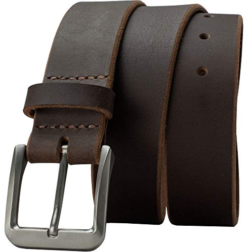 Nickel Smart Roan Mountain Titanium Brown Belt - 34" - Image 1
