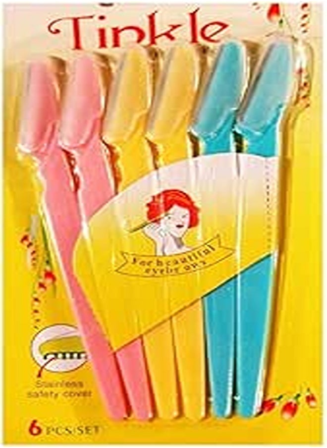 6 in 1 Razors Stainless to draw and define eyebrows