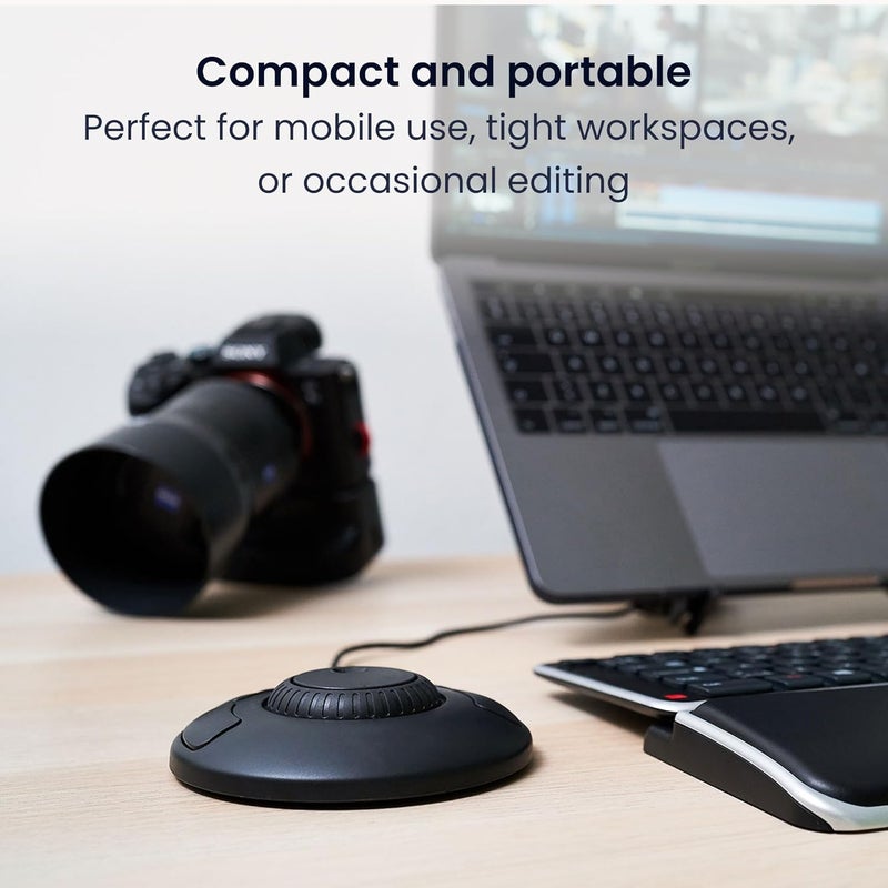 Contour Design ShuttleXpress - Editing Shuttle with 5 Programmable Buttons - Ergonomic Video Editing Equipment Compatible with Mac and PC Systems - Image 2
