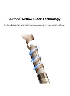 Airbot Airbot Hyperstyler and Dryer Hair Straightening Set with Styler and Wrap, Professional Hair Tools for Curly Hair, Gold  - Image 4