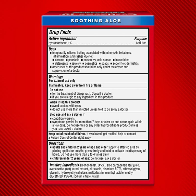كورتيزون 10 With Healing Aloe Easy Relief Applicator 1.25 oz., Maximum Strength 1% Hydrocortisone Anti-Itch Liquid (Pack of 6) - Image 3