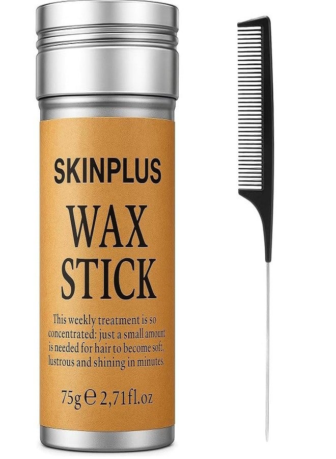 SKINPLUS Hair Wax Stick With Tail Hair Comb Non-Greasy Hair Wax for Men and Women - Image 1