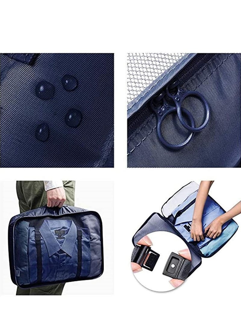Packing Cubes 7 Pcs Travel Luggage Packing Organizers Set with Toiletry Bag - Image 3