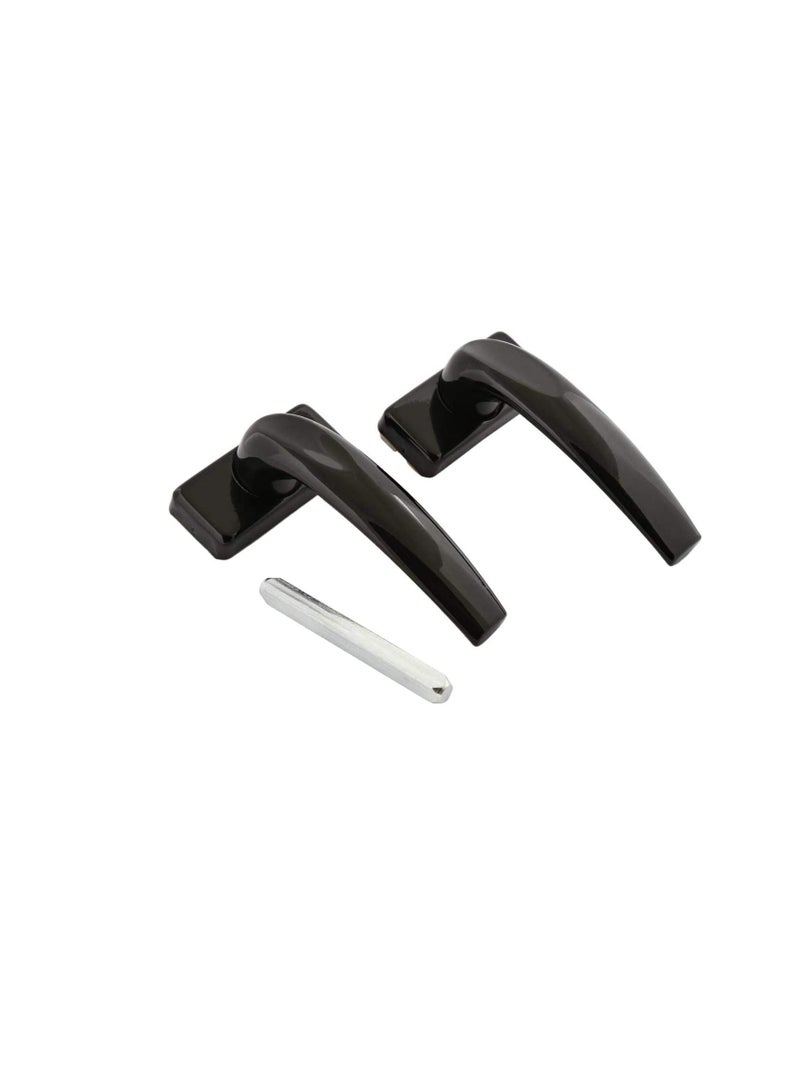 مقبض باب من الألومنيوم أسود - Image 2