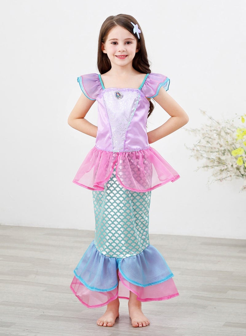 AUTOYSUR Girls Mermaid Costume Princess Dress Up - Image 4