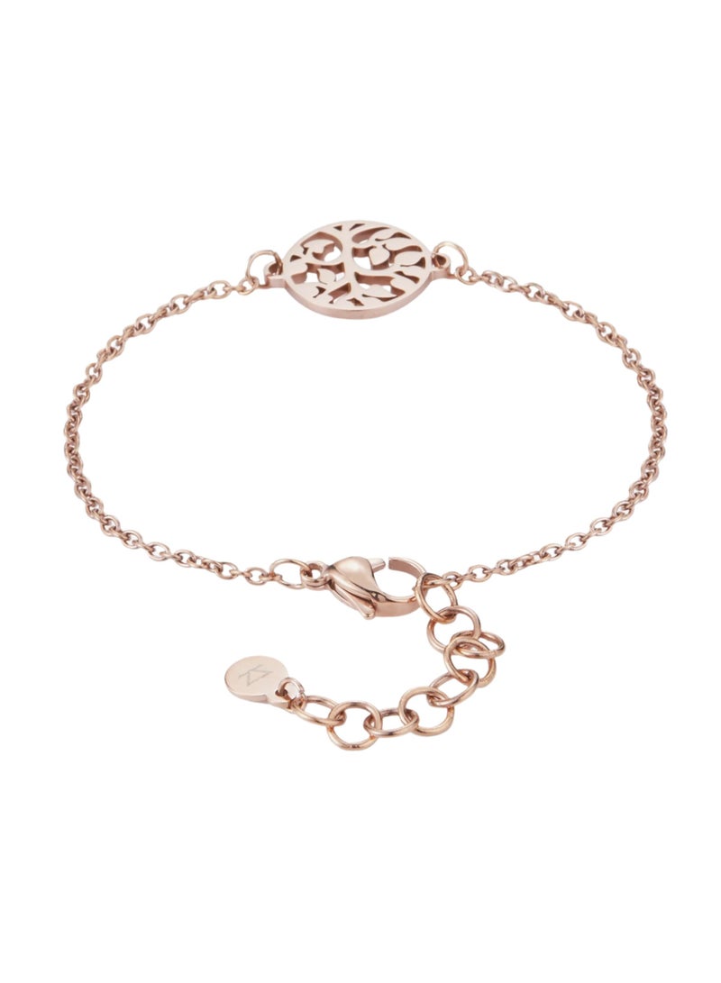 زنك سوار نسائي من زينك باللون الروز جولد من الستانلس ستيل | ZFBR010RG - Image 2