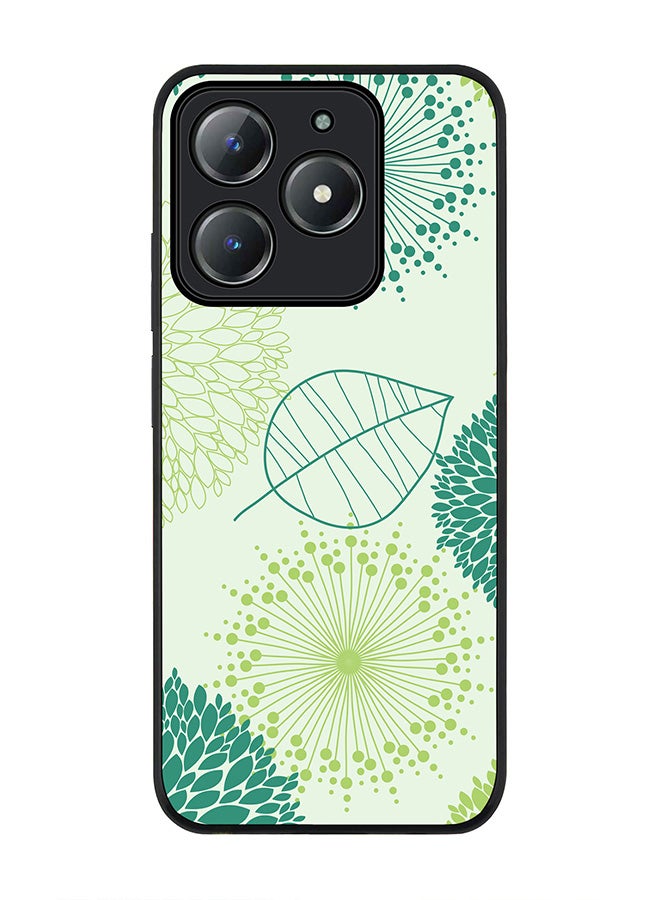 Stylizedd For Realme C63 / Realme C61 4G Case,Slim fit Camera Protection, Shockproof Thin Phone cover  - Single Leaf - Image 1