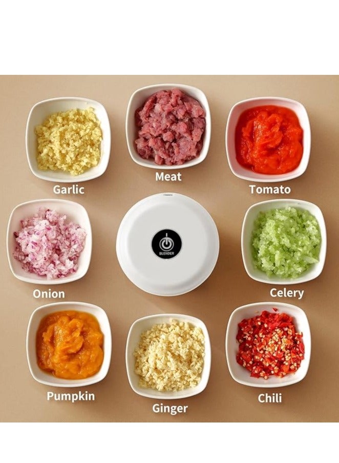 Electric Garlic Chopper, 250mL Rechargeable Mini Food Processor – Compact and Powerful for Garlic, Vegetables, and Nuts, Easy to Use, Portable, and Perfect for Quick Food Prep  - Image 3