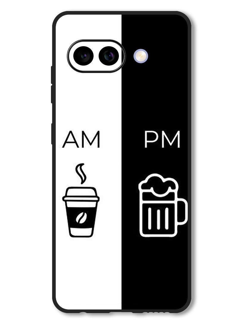 Theodor Case Compatible with Google Pixel 9A Protection Shockproof Bumper Cover AM - PM - Image 1