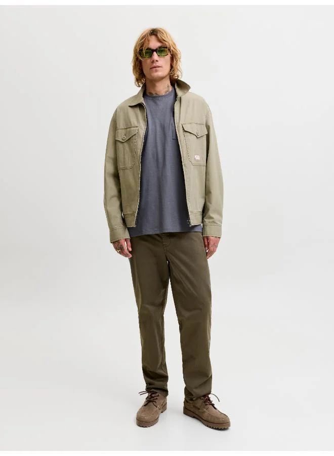JACK & JONES Turbulence Casual Crew Neck Regular Fit T-Shirt for Men | Best Price UAE
