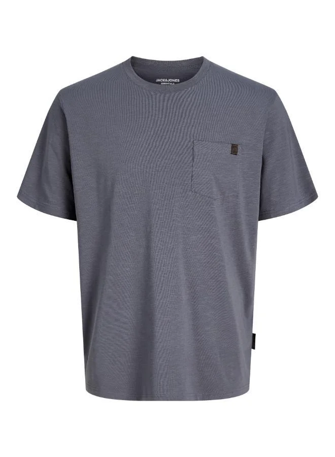 JACK & JONES Turbulence Casual Crew Neck Regular Fit T-Shirt for Men | Best Price UAE