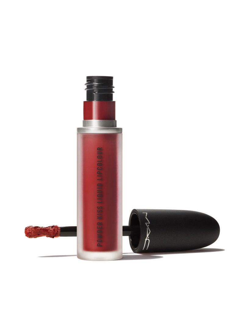 MAC Cosmetics Powder Kiss Liquid Lipcolour Intense berry red Fashion, Sweetie 5 ML / 0.17 OZ  - Image 1