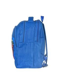 Kuber Industries Kuber Industries Marvel Avengers School Bag for Kids|Stylish Backpacks for Kids|Rexine Waterproof Shoulder Straps Bag (Blue)  - Image 5