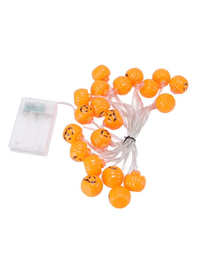 xozgdovg Pumpkin String Lights 20 LEDs 2 Modes Steady Flashing  String Lights for Home Stairs Railings Garden  - Image 4