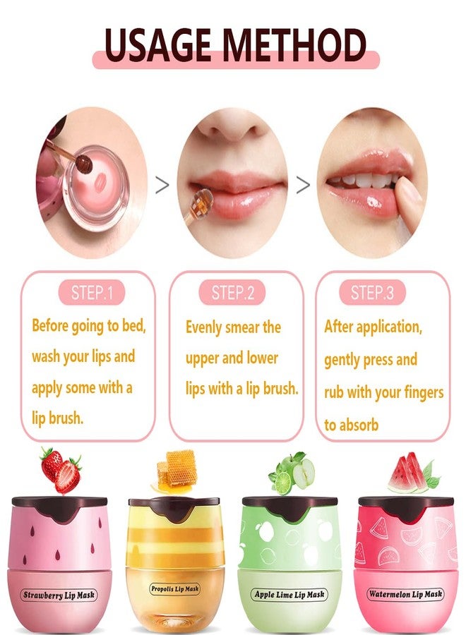Tiejdhr Honey Lip Balm, Vitamin E Nourishing Moisturizing Sleeping Lip Mask Hydrating & Prevention Dry And Cracked Lip (Honey) - Image 5