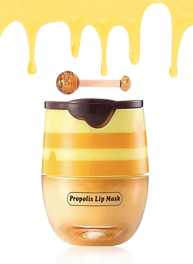 Tiejdhr Honey Lip Balm, Vitamin E Nourishing Moisturizing Sleeping Lip Mask Hydrating & Prevention Dry And Cracked Lip (Honey) - Image 1