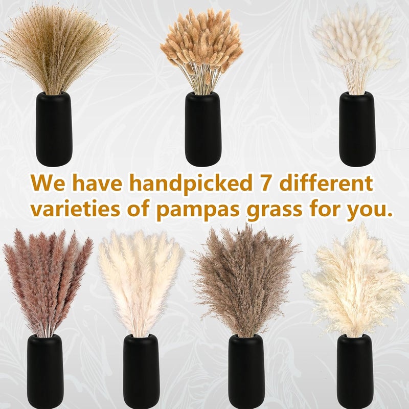 CKBT 610 PCS Dried Pampas Grass Decor, Dried Flower Bouquets for Wedding, Home, Centerpiece Table, Modern Home, Western Living Room, Nurserie, Nursery, Boho Room, Beach, Women Office, and Boho Decor - Image 4