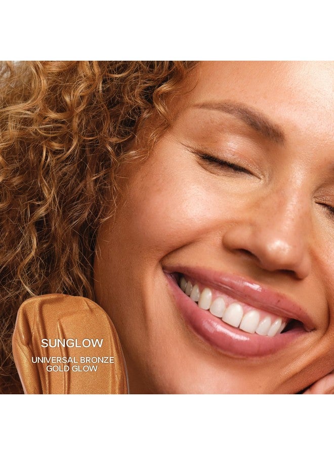 Saie Glowy Super Gel Lightweight Illuminator - Luminizer and Makeup Primer for Glowing Skin - Enriched with Vitamin C + Hydrating Squalane Oil - Sunglow (1 oz) - Image 2