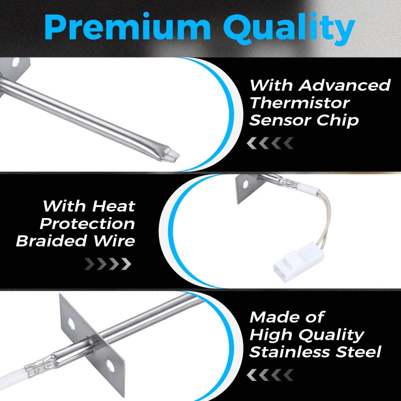 DRELD 316233902 316217008 مجس درجة حرارة الفرن، متوافق مع فريجيدير، كينمور، استبدال 316217008 316233900 316233903 4929364 AP6888260 PS12724046 EAP12724046 - Image 3