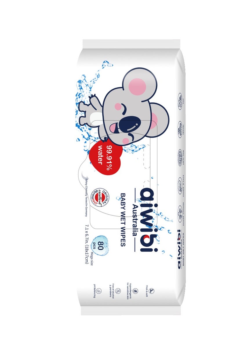 أيويبي مناديل مبللة للأطفال - 99.91% ماء نقي 2+1 مجانًا *240 قطعة - Image 2