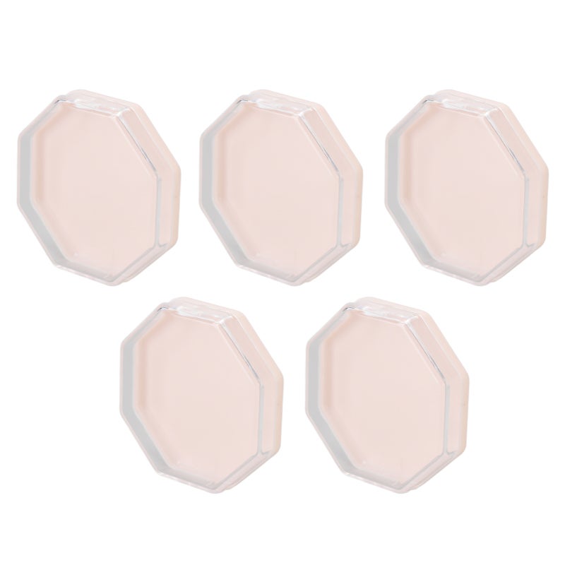 Powder Puff Storage Box Transparent Lid Dustproof Makeup Puff Container - Lightweight Portable Case for Cosplay and Weddings - Image 2