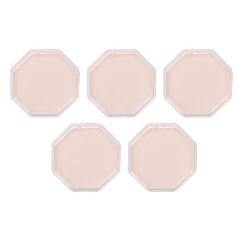 Powder Puff Storage Box Transparent Lid Dustproof Makeup Puff Container - Lightweight Portable Case for Cosplay and Weddings - Image 1