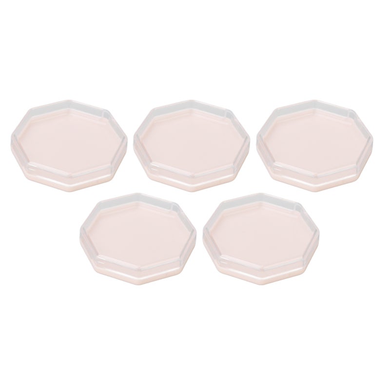Powder Puff Storage Box Transparent Lid Dustproof Makeup Puff Container - Lightweight Portable Case for Cosplay and Weddings - Image 5