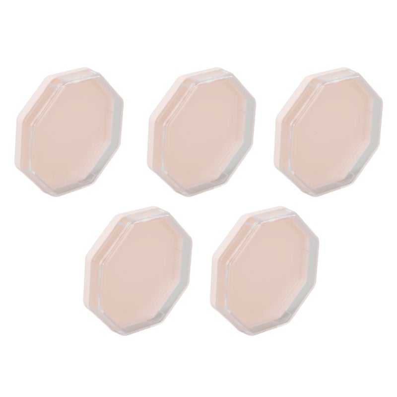 Powder Puff Storage Box Transparent Lid Dustproof Makeup Puff Container - Lightweight Portable Case for Cosplay and Weddings - Image 3