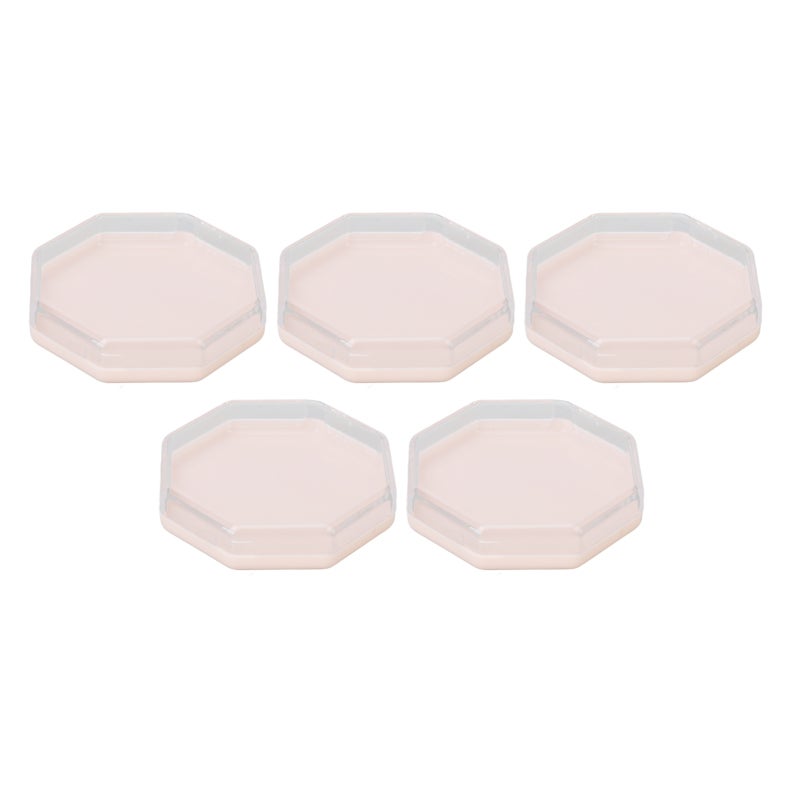 Powder Puff Storage Box Transparent Lid Dustproof Makeup Puff Container - Lightweight Portable Case for Cosplay and Weddings - Image 4