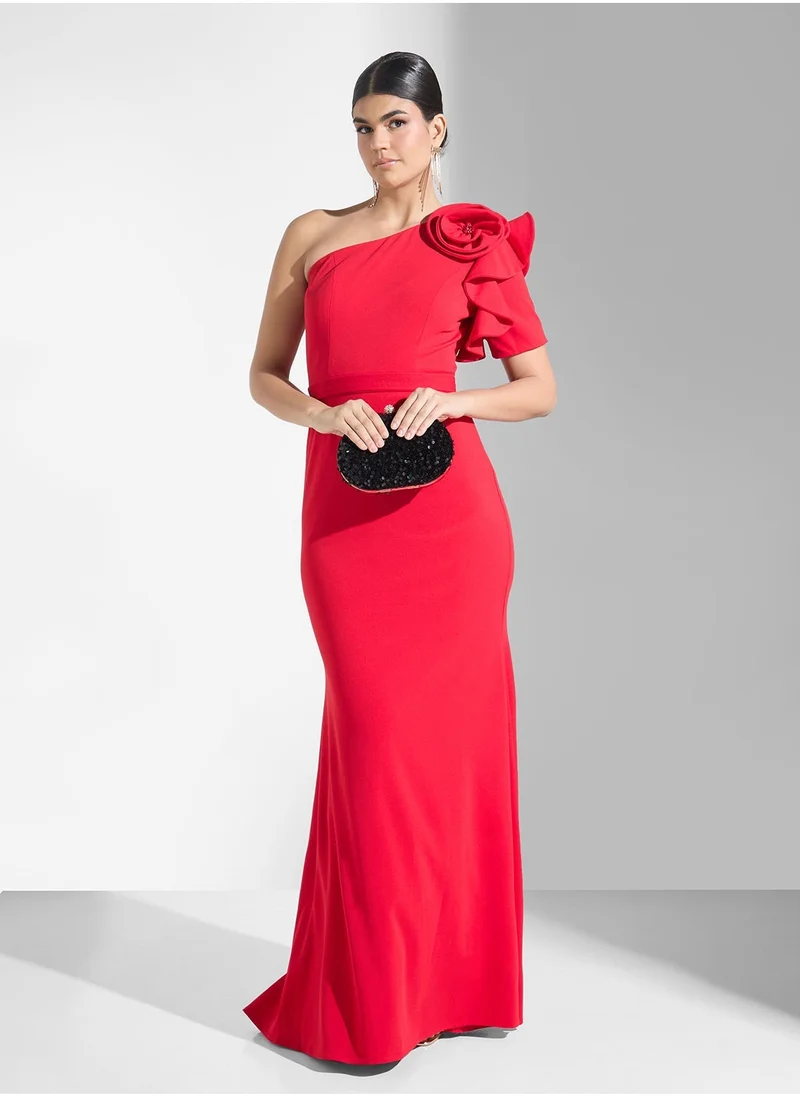 ايرا One Shoulder Maxi Dress