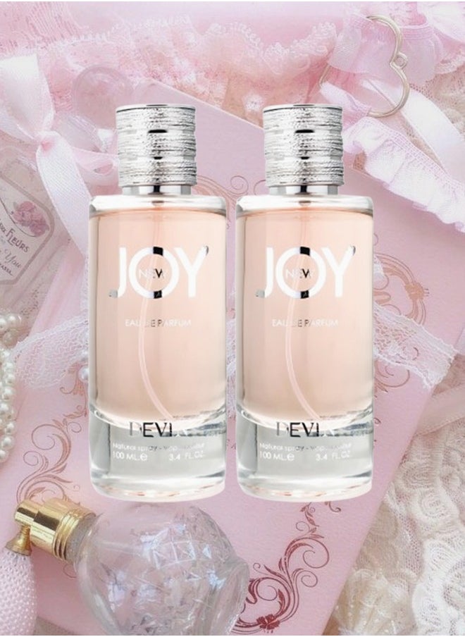 ديفين - 2 قطع عطر نيو جوي للنساء 100 مل - Image 1