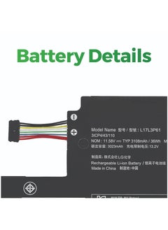 RADEX L17L3P61 High Grade Compatible Laptop Battery for Lenovo Ideapad 320S-13IKB Yoga 330-11IGM 720-12IKB FLEX 6-11IGM Series [L17C3P61, L17M3P61, 5B10N87357, 5B10N87358, 5B10N87359]  - Image 2