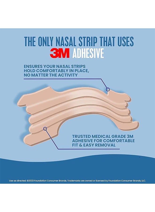 Breathe Right Extra Strength Clear Nasal Strips, Nasal Congestion Relief Due to Colds & Allergies, Nasal Congestion Relief Oral Breathing Patch - 44 Count - Image 5