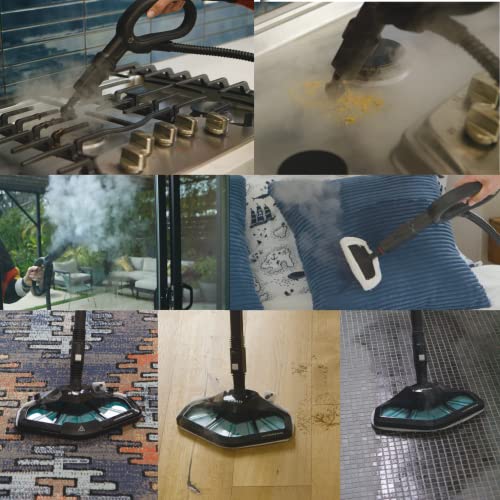 POLTI Vaporetto Smart 100 Steam Cleaner with Unlimited Steam Technology, Sanitize Floors, Carpets and Surfaces Adjustable High Power Steam Pressure Up to 58 PSI with 10 Accessories 1 Year Warranty - Image 5