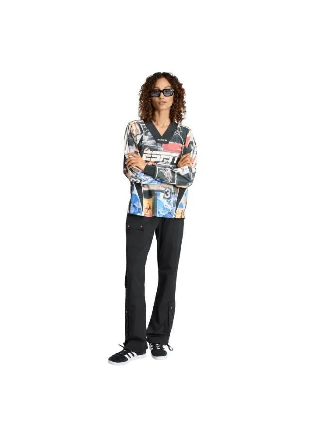 adidas Originals  MESH GFX JERSEY LS Sweatshirt for Women | Best Price UAE