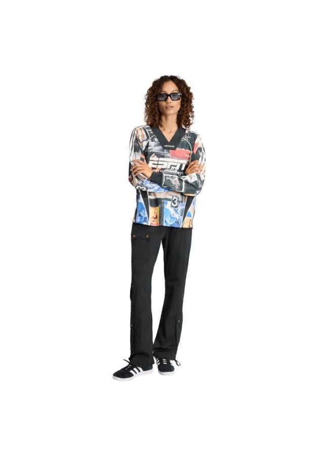 اديداس اوريجينالز كنزة رياضية شبكية MESH GFX JERSEY LS - Image 5