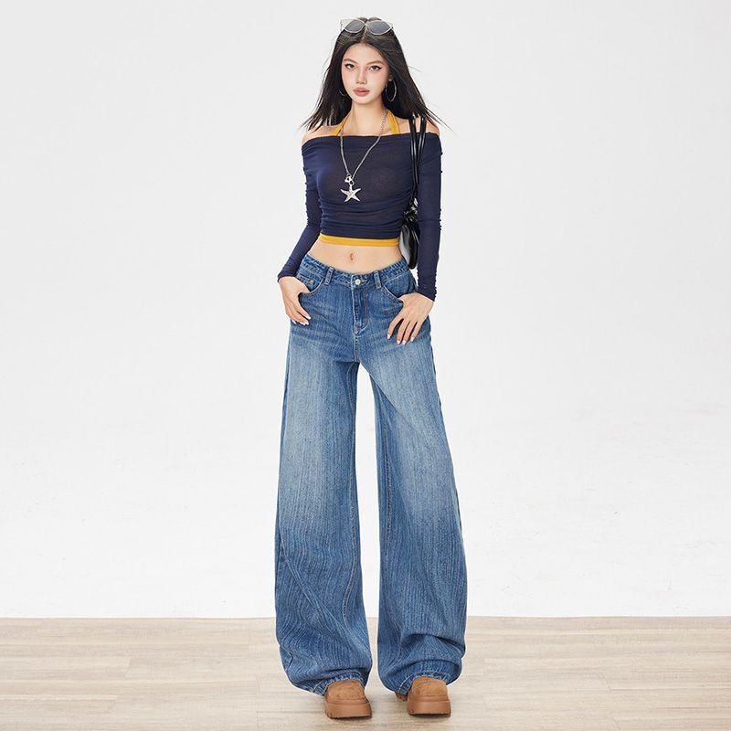 Unisex Casual Daily Denim Jeans - Image 2