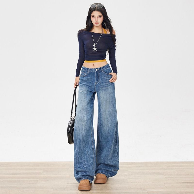 Unisex Casual Daily Denim Jeans - Image 3