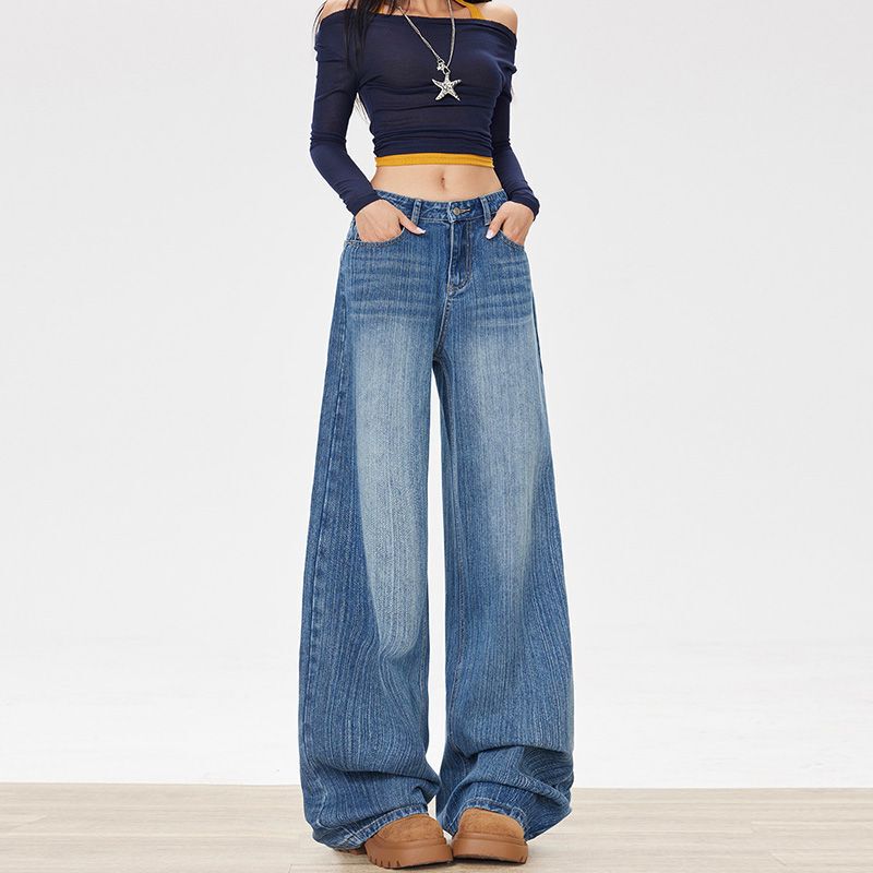 Unisex Casual Daily Denim Jeans - Image 4