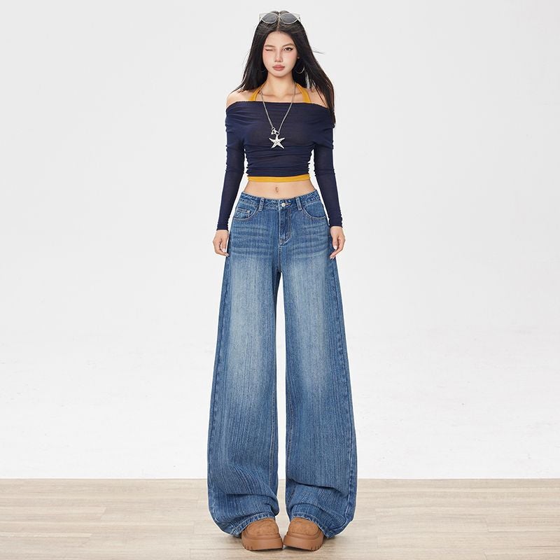 Unisex Casual Daily Denim Jeans - Image 1